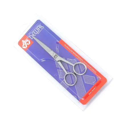 DEWAL PROFESSIONAL Ножницы парикмахерские прямые с микронасечками 5,5 (серебристые кольца) - 3