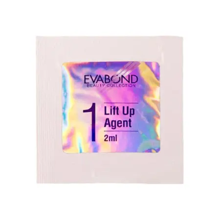 EVABOND Саше для ламинирования ресниц и бровей с составом / №1 Lift Up Agent, 2 мл - 2