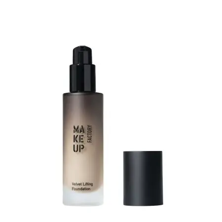 MAKE UP FACTORY Крем тональный с эффектом лифтинга, тон 05 натуральный светлый / VELVET LIFTING FOUNDATION 30 мл - 2