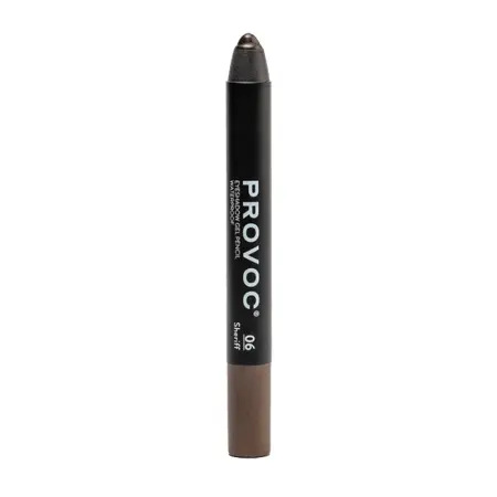 PROVOC Тени-карандаш водостойкие матовые, 06 темный шоколад / Eyeshadow Pencil 2,3 г - 2