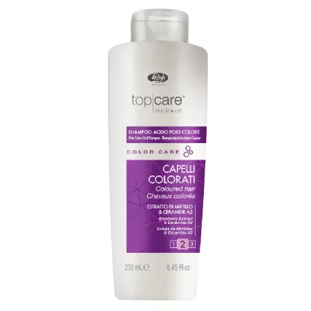 LISAP MILANO Стабилизатор цвета / Top Care Repair Color Care After Color Acid Shampoo 250 мл - 1