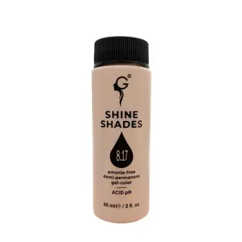 GERA Professional 8.17 гель-краситель для волос без аммиака / Shine Shades 60 мл, фото 2