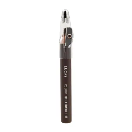 LUCAS COSMETICS Карандаш восковый для бровей, 01 серо-коричневый / CC Brow Tinted Wax Fixator - 1