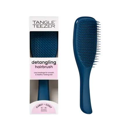 TANGLE TEEZER Расческа для волос / The Ultimate (Wet) Detangler Naturally Curly Galactic Blue - 9