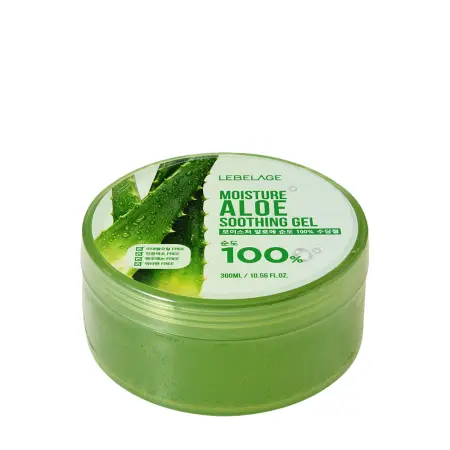 LEBELAGE Гель увлажняющий успокаивающий с экстрактом алоэ / Lebelage Moisture Aloe 100% Soothing Gel 300 мл - 2