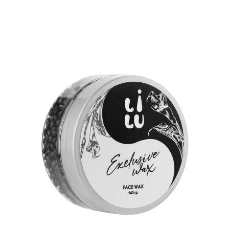 LILU Воск полимерный для лица в банке, черный / LILU Exclusive Wax 140 гр - 1