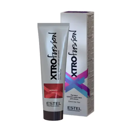 ESTEL PROFESSIONAL EX/FC100 пигмент прямого действия для волос, Коралл / XTRO 100 мл - 3