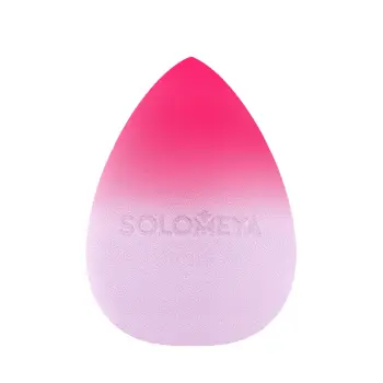 SOLOMEYA Спонж косметический для макияжа меняющий цвет, в упаковке-яйцо / Color Changing blending sponge Purple-pink 1 шт, фото 2