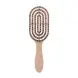 SOLOMEYA Расческа массажная для волос с натуральной щетиной, бежевая / Hair Brush with natural boar bristle Beige, фото 1