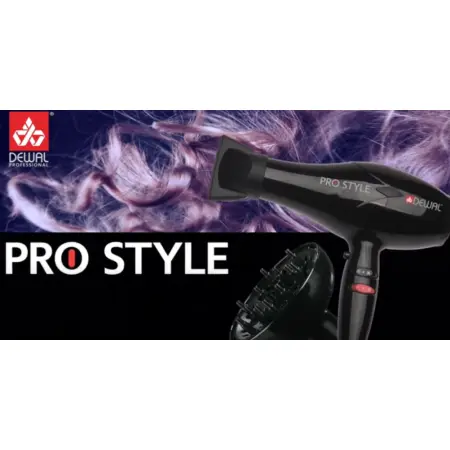 DEWAL PROFESSIONAL Фен Pro Style красный, 2 насадки, диффузор, 2000 Вт - 7