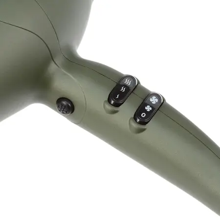 DEWAL PROFESSIONAL Фен Elegance оливковый, ионизация, 2 насадки, 2300 Вт - 5