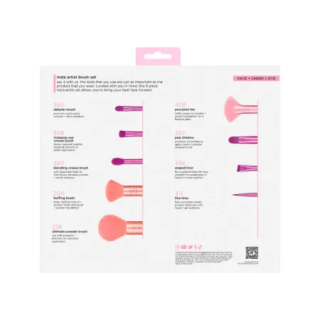 REAL TECHNIQUES Набор кистей для макияжа / Real Techniques Insta Artist Brush Set - 3