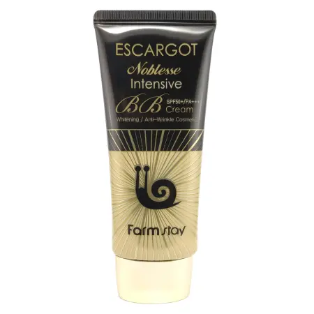 FARMSTAY BB-крем антивозрастной с муцином королевской улитки для лица SPF 50+ PA+++ / ESCARGOT NOBLESSE 50 г - 1