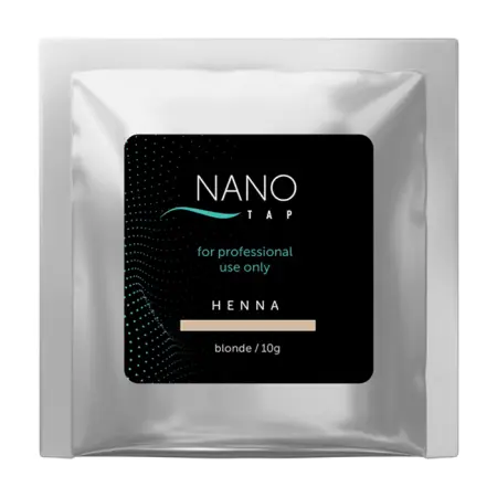NANO TAP Хна для бровей в саше, русый / NanoTap blonde 10 гр - 1