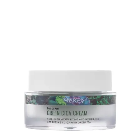 MAKE9 Крем успокаивающий для лица c экстрактом центеллы и зеленого чая / CICA CREAM 50 мл - 1
