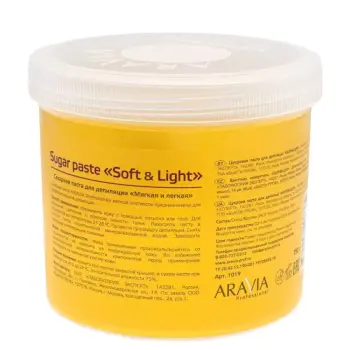 ARAVIA Professional Паста сахарная мягкой консистенции для шугаринга Мягкая и легкая 750 г, фото 4