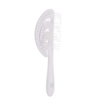 Щетка продувная, с нейлоновым штифтом, форма волна, голубая / Dewal Beauty Ocean wave LightBlue