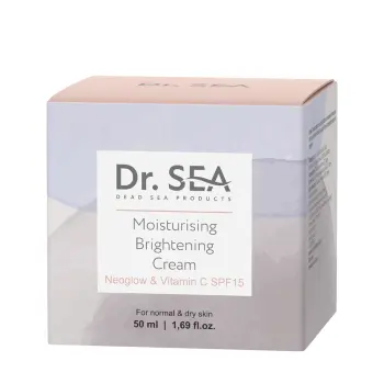 DR. SEA Крем увлажняющий с комплексом Neoglow и витамином С Сияние кожи SPF15 / Dr.Sea 50 мл, фото 3