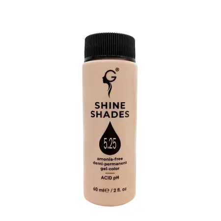 GERA Professional 5.25 гель-краситель для волос без аммиака / Shine Shades 60 мл - 2