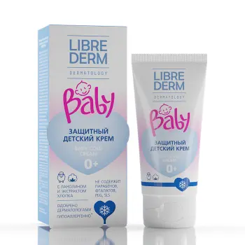 LIBREDERM Крем защитный детский с ланолином и экстрактом хлопка / Baby Cold-cream 50 мл, фото 2
