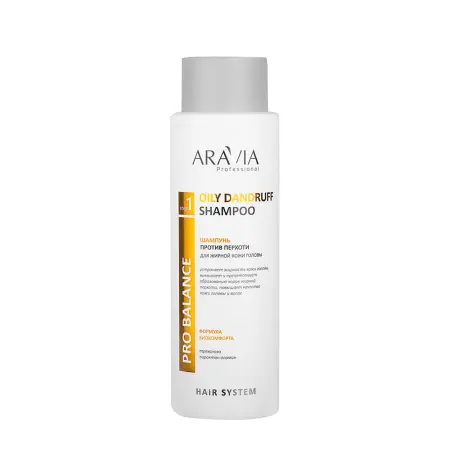 ARAVIA Professional Шампунь против перхоти для жирной кожи головы / Oily Dandruff Shampoo 400 мл - 1
