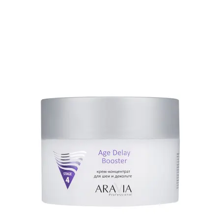 ARAVIA Professional Крем-концентрат для шеи и декольте / ARAVIA Professional Age Delay Booster 150 мл - 3
