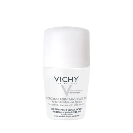 VICHY Дезодорант-шарик для очень чувствительной кожи 48 часов / Deodorant 50 мл - 1
