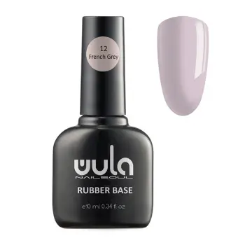 База каучуковая камуфлирующая, 12 пепельный / Wula Nailsoul 10 мл