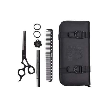 MUSTANG PROFESSIONAL (США) Ножницы филировочные для левши Mustang Professional 3D HAND NP03L Черный 6,0 дюймов - 4