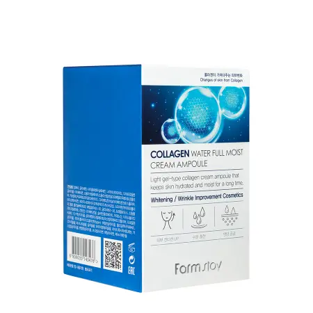 FARMSTAY Сыворотка интенсивно увлажняющая для лица с коллагеном / Collagen Water Full Moist Cream Ampoule 250 мл - 3