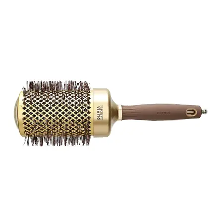 OLIVIA GARDEN Термобрашинг OG Expert Blowout Shine Wavy Bristles Gold&Brown 65 мм - 1