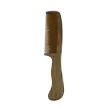 IWOU PROFESSIONAL Расческа с ручкой черно-золотая 22см/SHUMEIJIA - 1