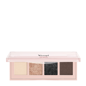 PUPA Палетка теней для век, тон 006 глубокий нюд / VAMP! 4 EYESHADOWS PALETTE 5,2 гр, фото 1