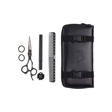 MUSTANG PROFESSIONAL (США) Ножницы прямые Mustang Premium BLADE NPR010 Серебристый 5,5 дюйм - 4