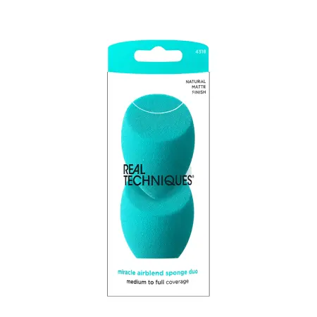 REAL TECHNIQUES Набор спонжей для макияжа, 2 шт / Real Techniques Miracle Airblend Sponges - 1