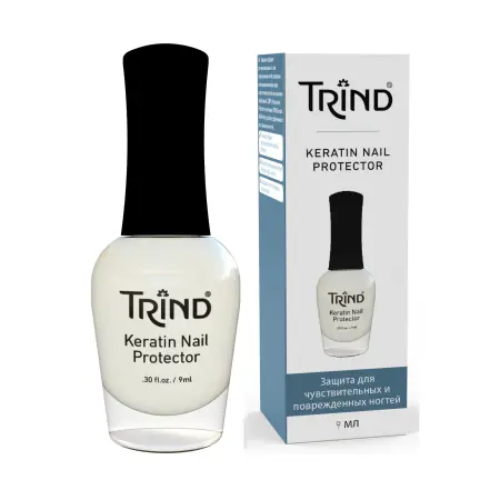 TRIND Защита ногтей кератиновая / Keratin Nail Protector 9 мл - 3