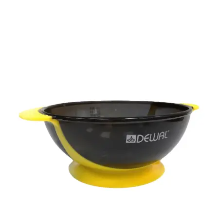 DEWAL PROFESSIONAL Чаша для краски с двумя ручками, с прорезиненной вставкой (желтая) 300 мл - 2