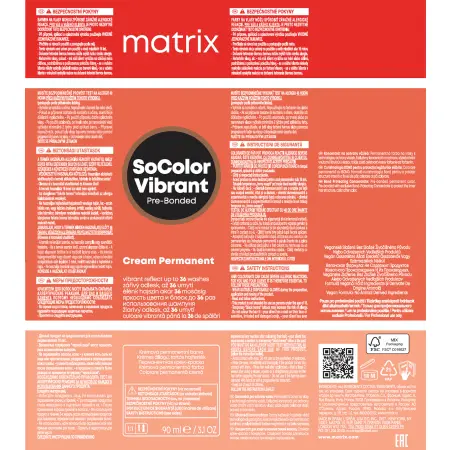 MATRIX 4AA краситель перманентный аммиачный, шатен глубокий пепельный / SoColor Pre-Bonded 90 мл - 4