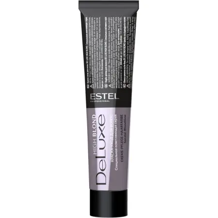 ESTEL PROFESSIONAL 161 краска для волос, фиолетово-пепельный блондин ультра / DE LUXE HIGH BLOND 60 мл - 2