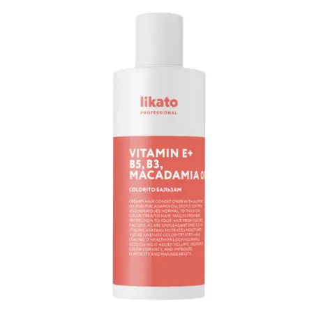 LIKATO PROFESSIONAL Софт-бальзам для защиты цвета и блеска окрашенных волос / COLORITO 250 мл - 1