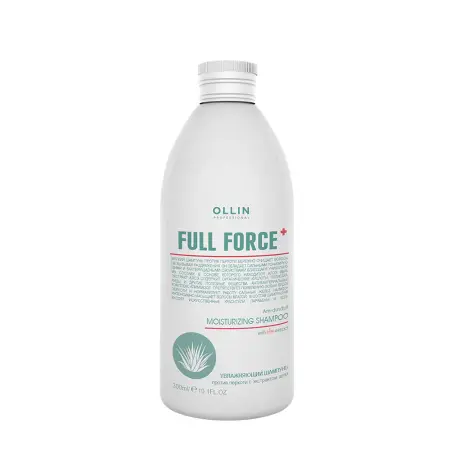 OLLIN PROFESSIONAL Шампунь увлажняющий с экстрактом алоэ против перхоти / FULL FORCE 300 мл - 1