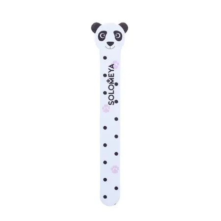 SOLOMEYA Пилка для натуральных и искусственных ногтей 180/220 Панда / Panda Nail File - 1