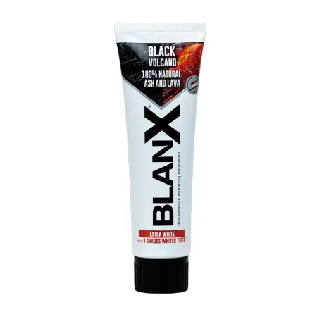 BLANX Паста зубная отбеливающая Черный вулкан / Black Volcano 75 мл - 1