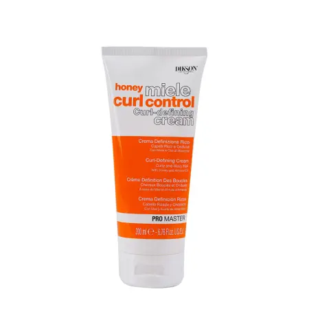 DIKSON Крем для вьющихся и волнистых волос с медом и маслом миндаля / PROMASTER HONEY MIELE CURL 200 мл - 1