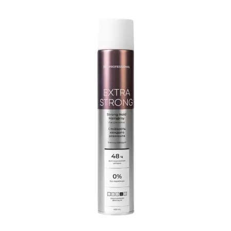 TNL Professional Лак стойкий для волос, сверхсильная фиксация / Extra Strong 400 мл - 1