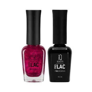 IQ BEAUTY 055 лак для ногтей укрепляющий с биокерамикой / Nail polish PROLAC + bioceramics 12.5 мл, фото 4