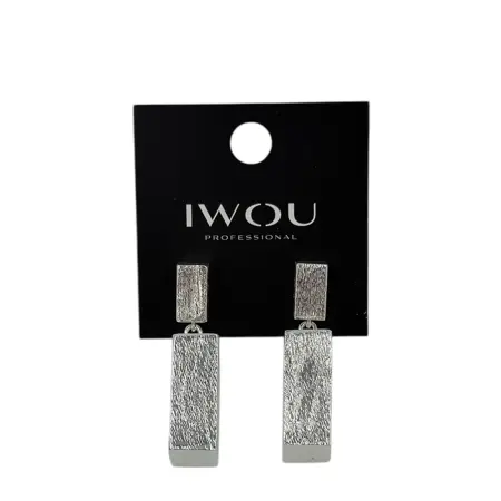 IWOU PROFESSIONAL Серьги Слиток серебра - 1