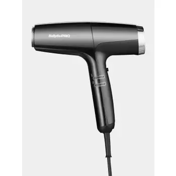 BABYLISS PRO Фен BaByliss PRO Falco Black/Silver, 2000Вт, 2 насадки, фото 2