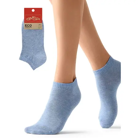 OMSA Носки укороченные с люрексом Jeans Melange 35-38 / ECO 255 - 2