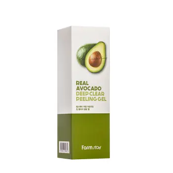 FARMSTAY Гель-скатка отшелушивающая для лица с авокадо / Real Avocado Deep Clear Peeling Gel 100 мл, фото 2